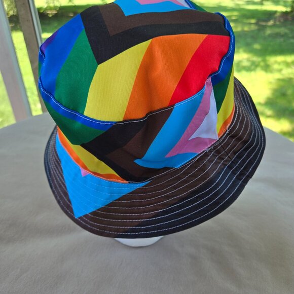 Pride Bucket Hat Rainbow LGBTQIA - Picture 2 of 7